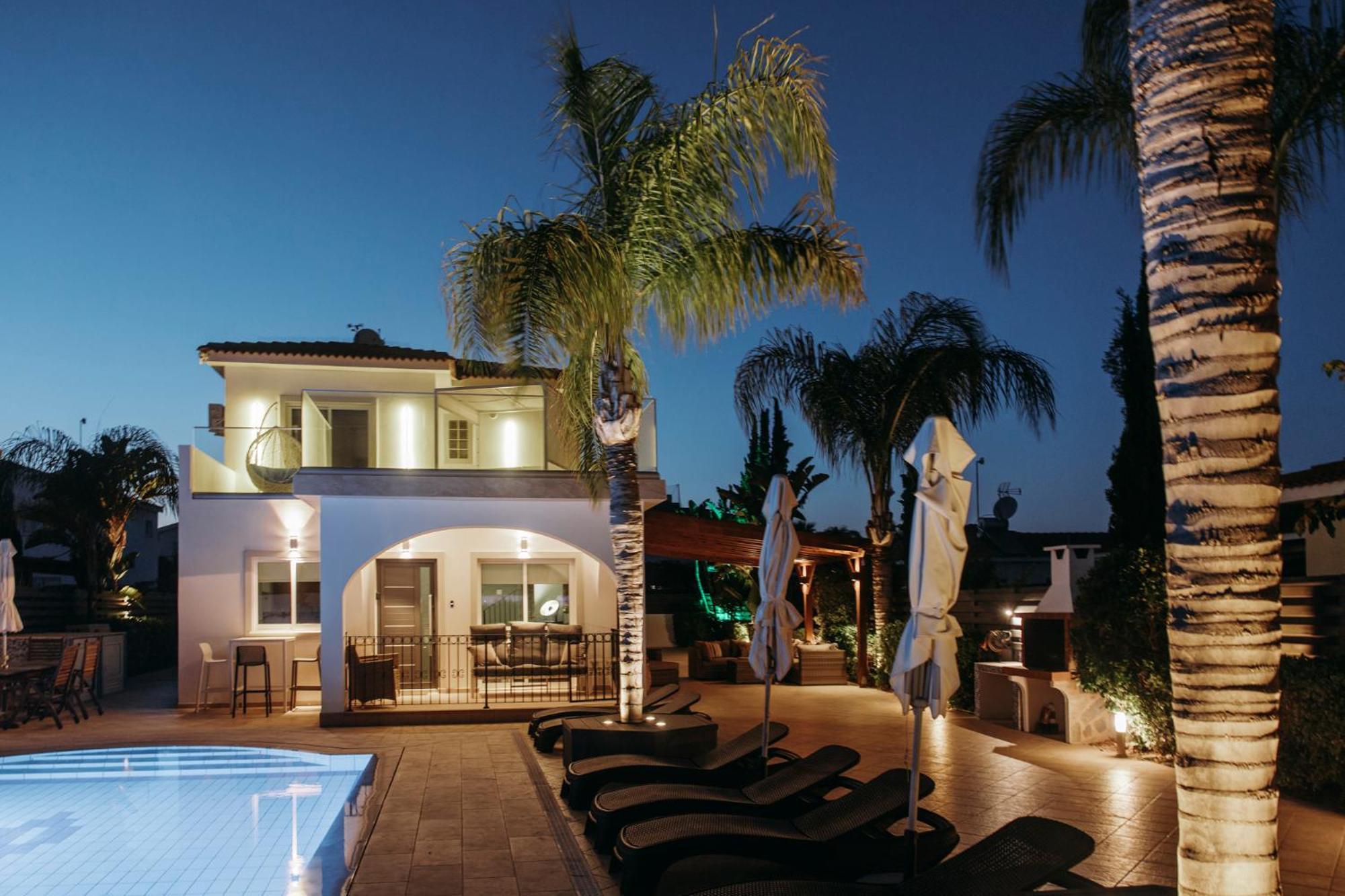 Sunset Villa Private Complex Heated Pool Ayia Napa Eksteriør billede