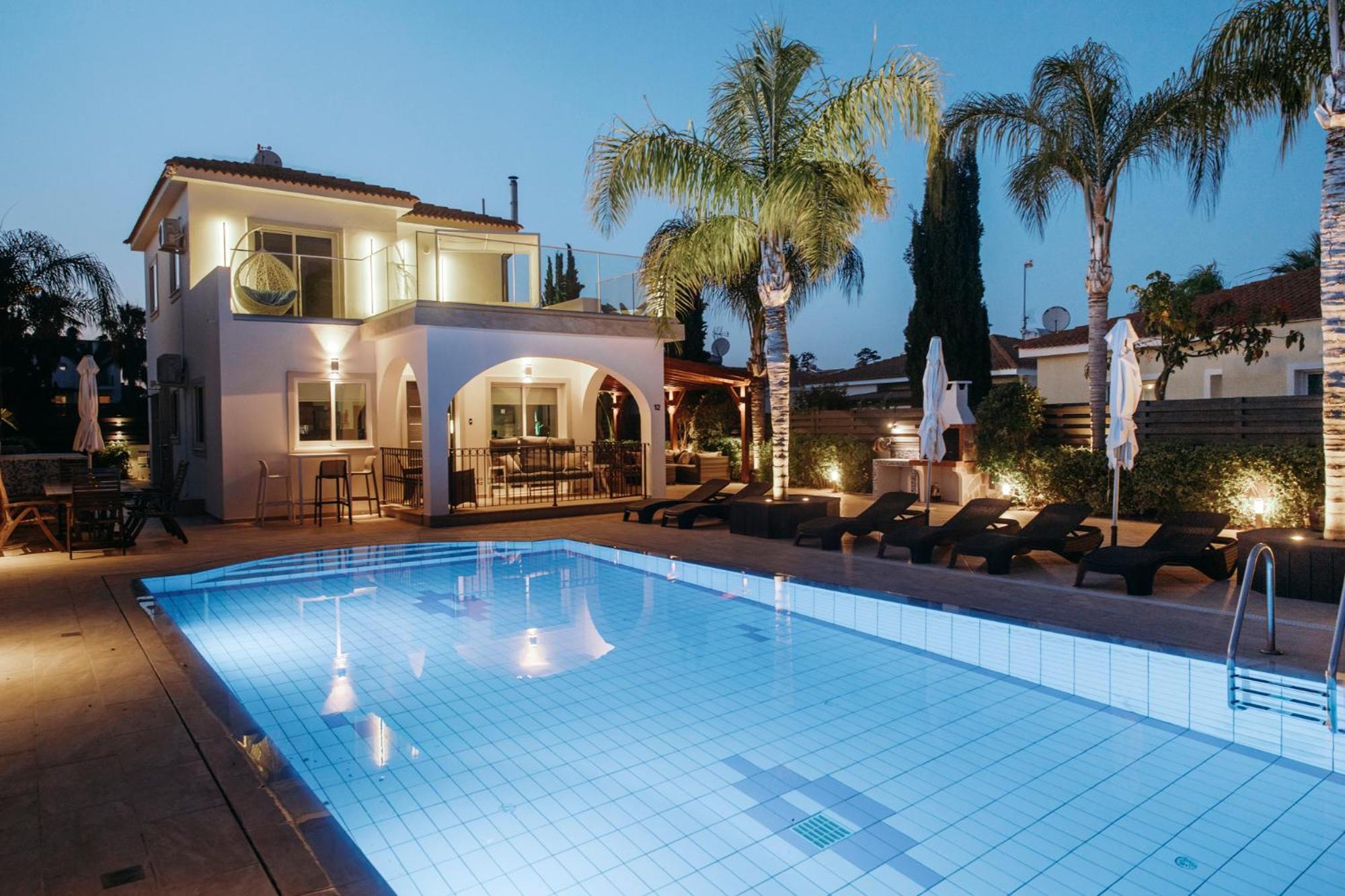 Sunset Villa Private Complex Heated Pool Ayia Napa Eksteriør billede